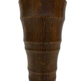 Vintage umbrella holder wooden basket storage 1960 minimalist design