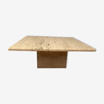 Table basse en travertin, Italie, 1970