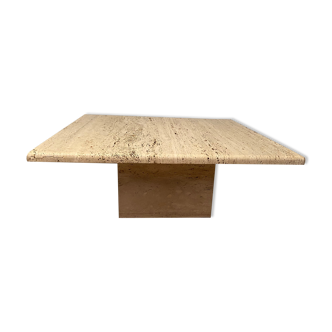 Table basse en travertin, Italie, 1970