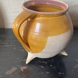 Cruche provençale en terre cuite vernissée, XXème siècle