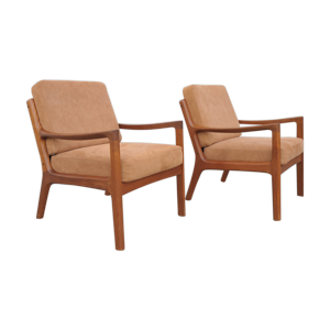 2 fauteuils en teck ole