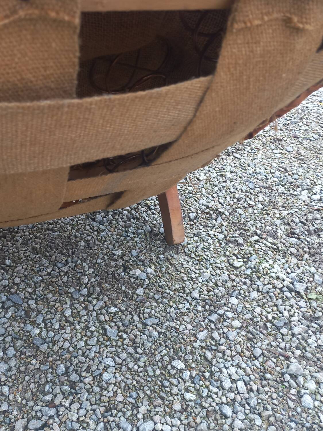 Art deco leather club chair from the 1930s