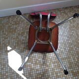Red formica chair