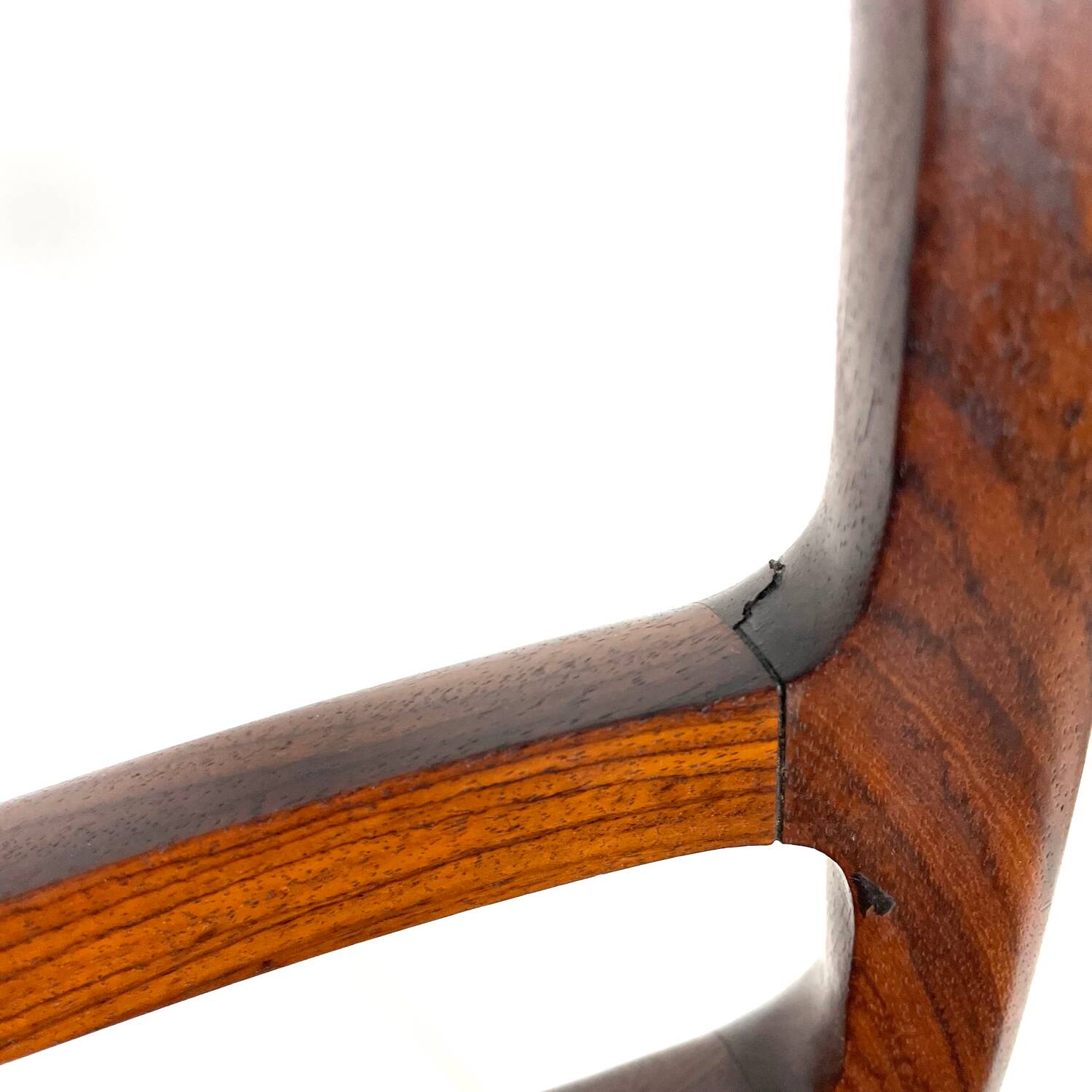 Set of 2 Niels Møller Model No 82 Chairs in Rosewood & Leather Denmark 60’s