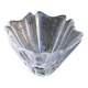 Crystal bowl in the shape of flowers, vintage Orrefors Sweden design
