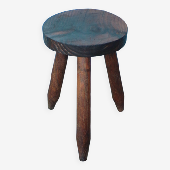 Tabouret de traite tripode