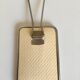 Barber's mirror white relief back - 14x9cm