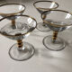 4 verres à liqueur