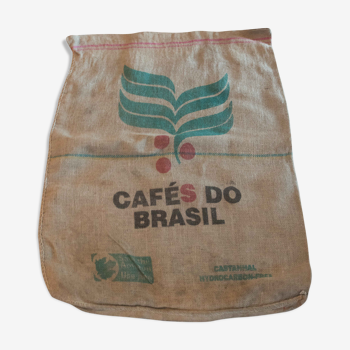 Sac en toile de jute cafés do brasil