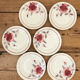 Série de 6 assiettes à dessert