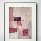Original painting Abstract cityscape
