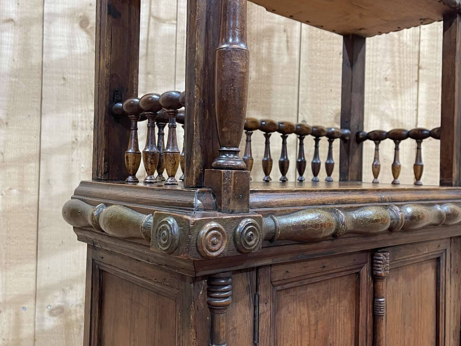 Late 19th century fir bookcase