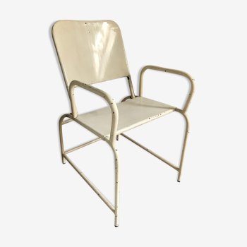 Vintage metal armchair