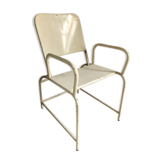 Vintage metal armchair