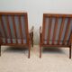 Pair of chairs 1960's boomerang