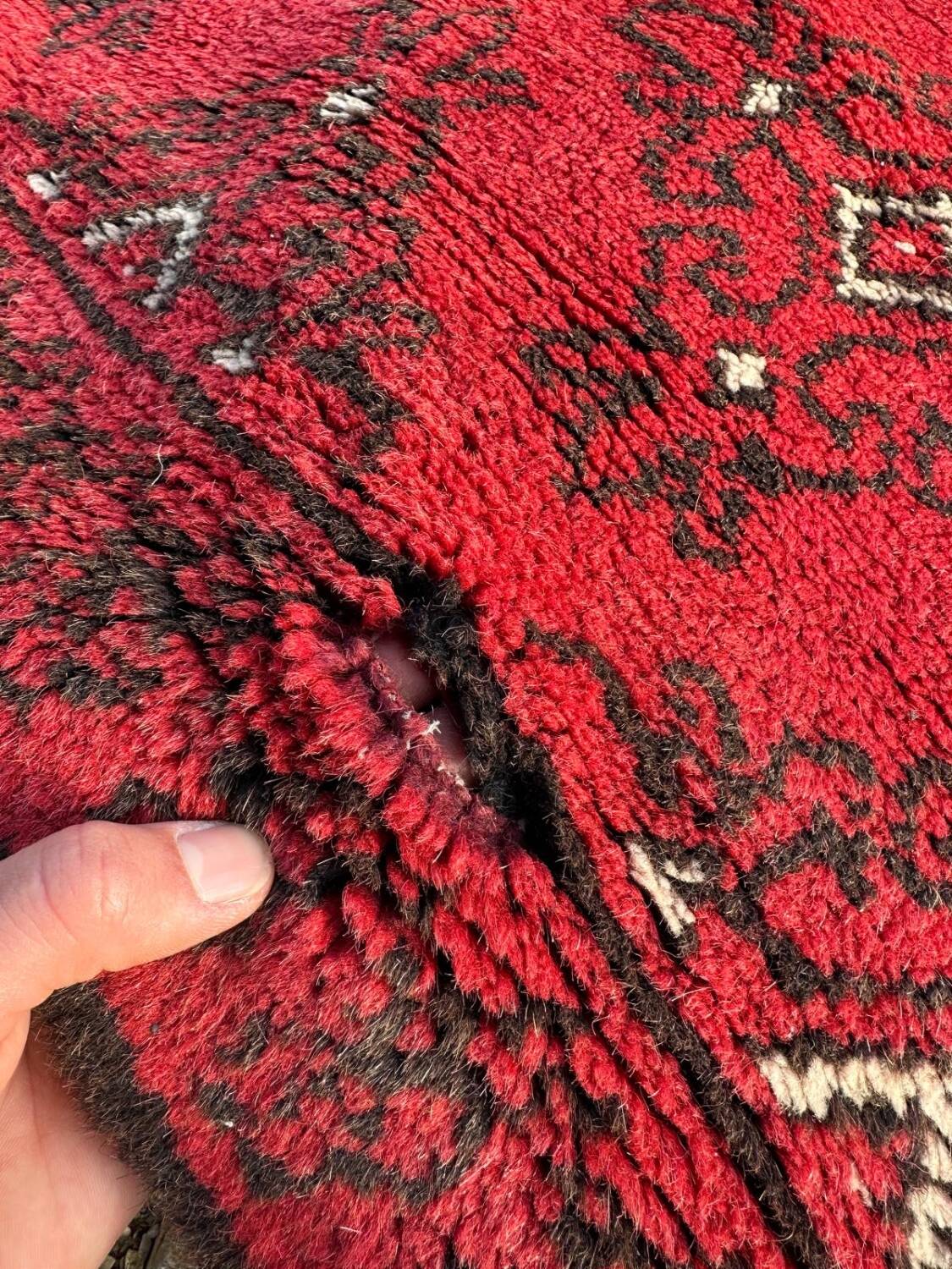 Handmade Tunisian rug
