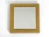 1960s brass wall backlit mirror, frame with glass beads by Palwa