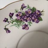 Small plates Sarreguemines Décor Violettes Lot of 5