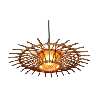 Vintage 'fishing basket' pendant 1960's