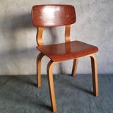 Children's school chair made of vintage wood
