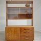 High sideboard, wooden display cabinet by Frantisek Jirak – 1960