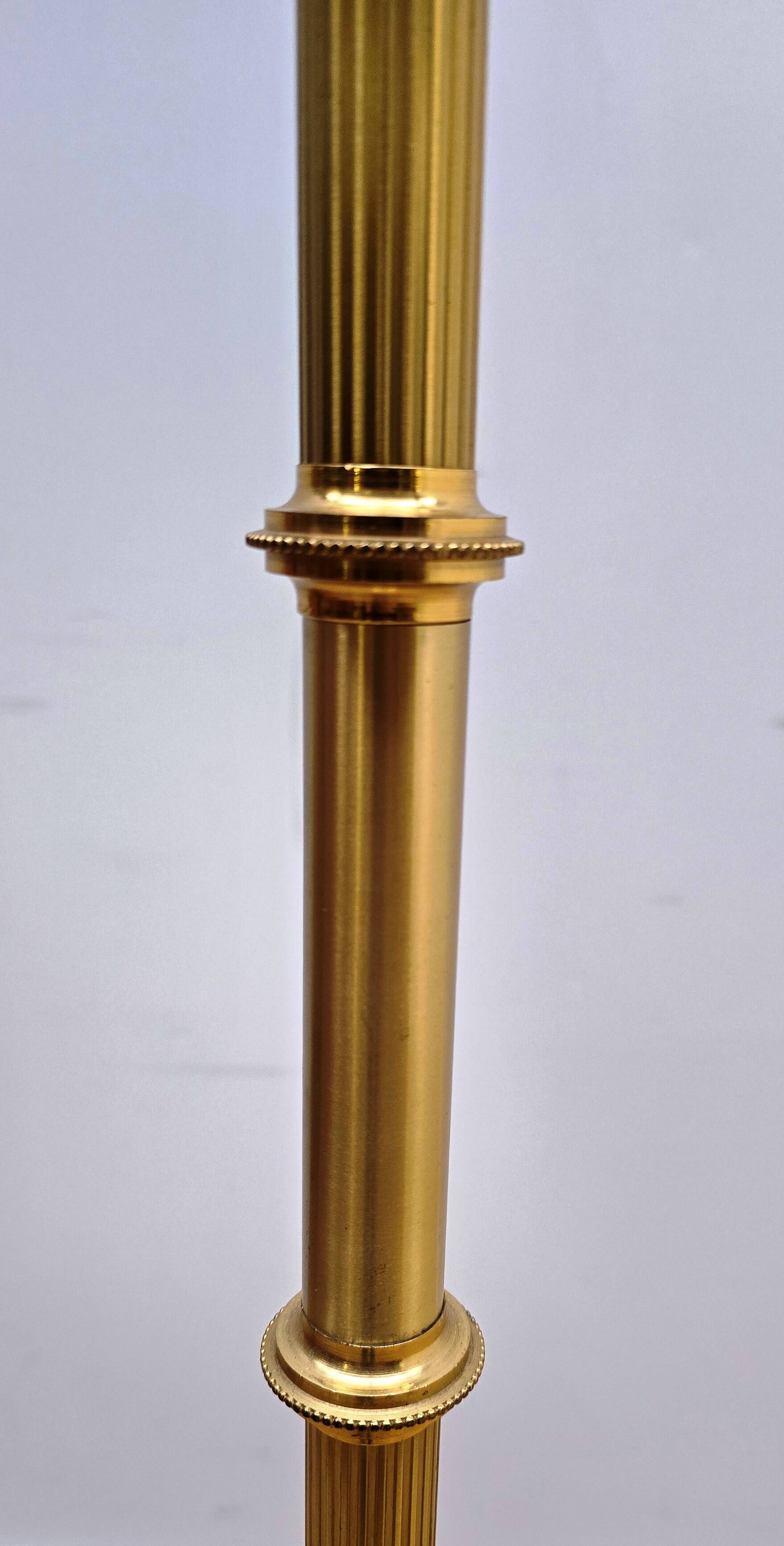 Vintage brass floor lamp