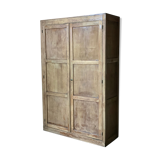 Parisian cabinet made of raw wood