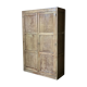 Armoire parisienne en bois brut
