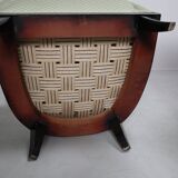 Set of four Art Deco armchairs, 1930-1950