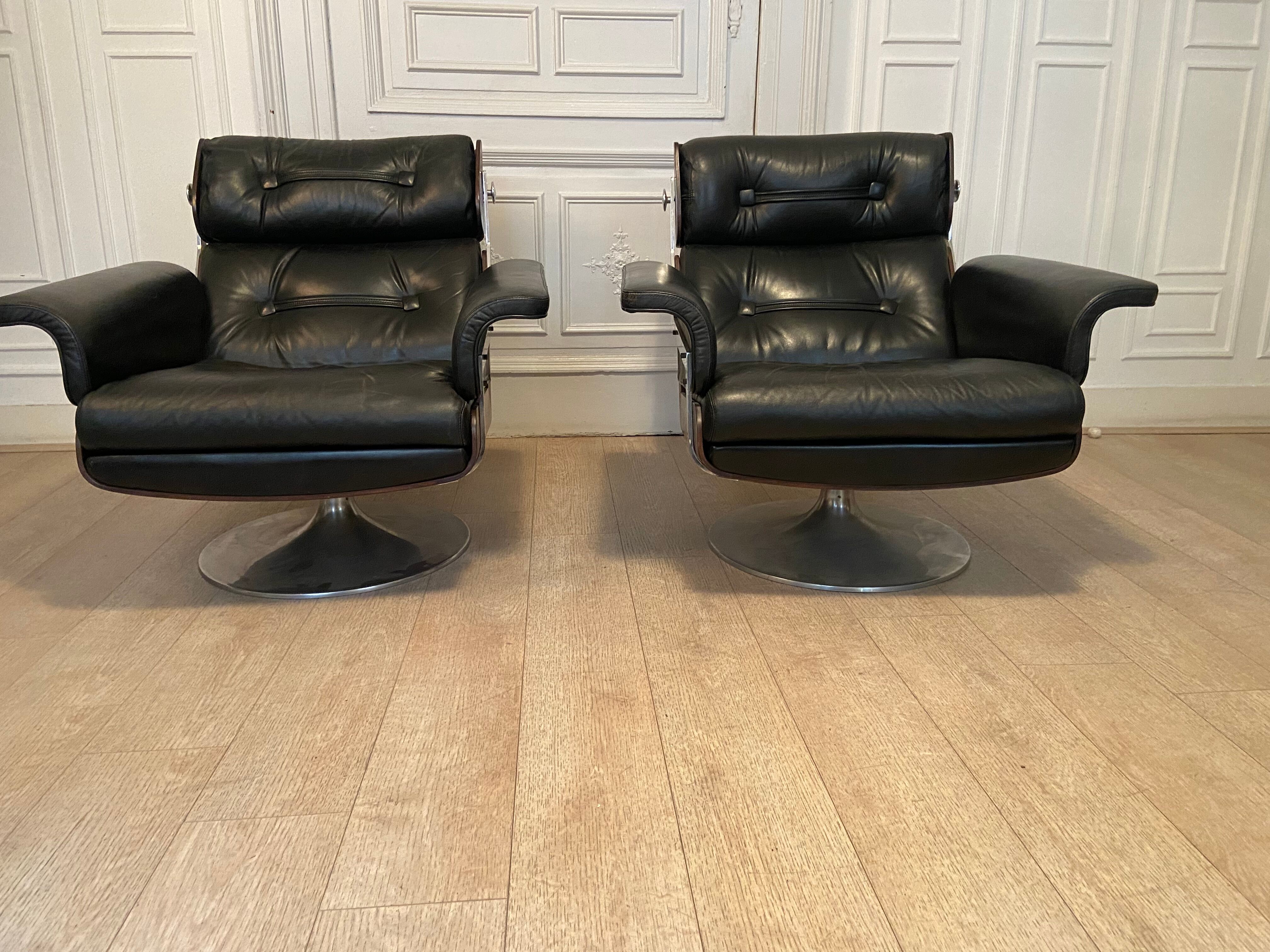 Set of Italian armchairs, 1960s