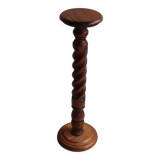 Saddle, pedestal, turned wooden column