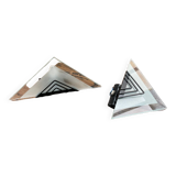 Pair of 80s wall lights