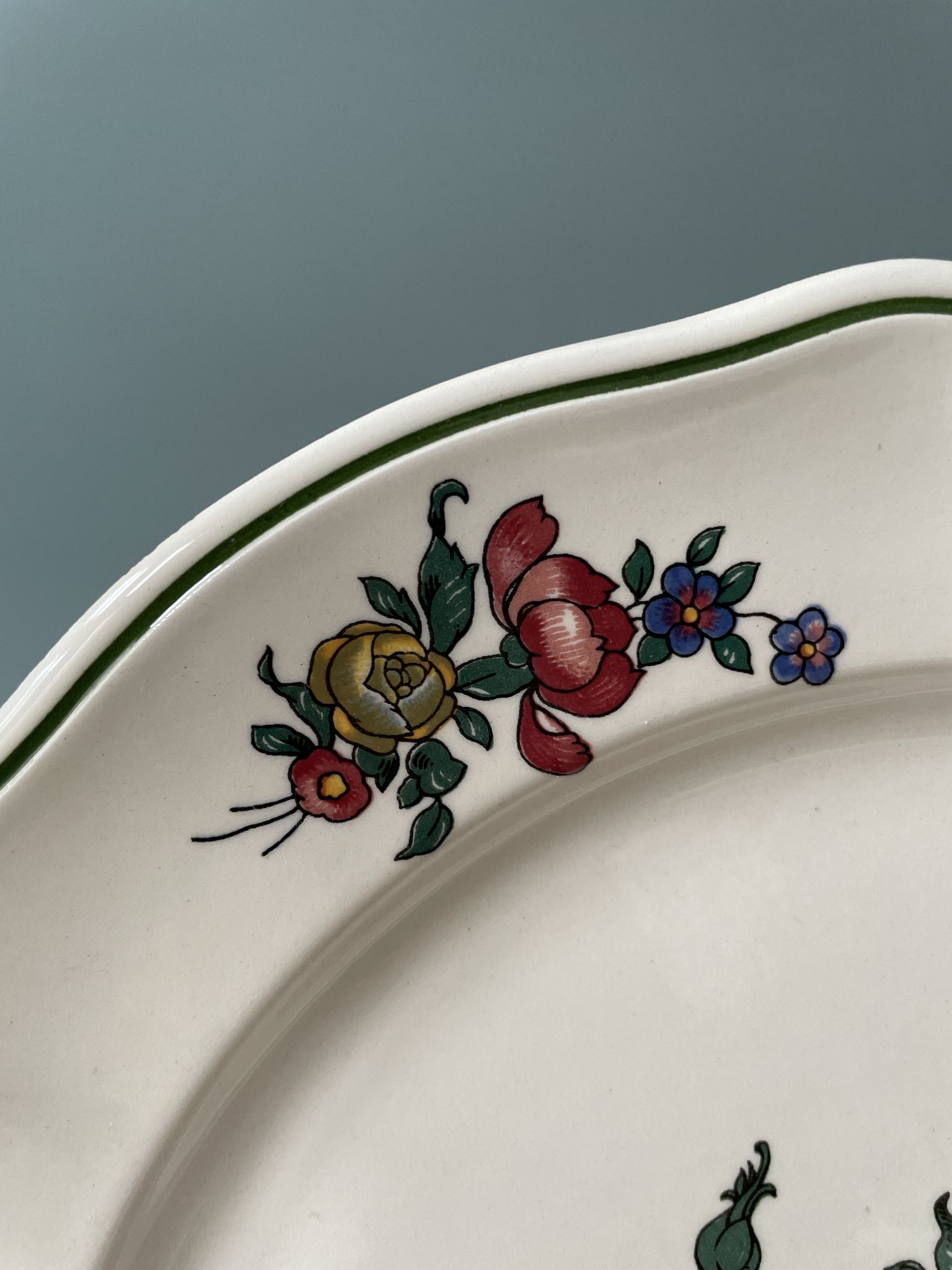 Set of 7 flat plates villeroy and boch vieux strasbourg