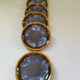 Six Vallauris plates