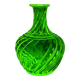 Vintage Swirl Glass Decanter