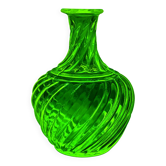 Vintage Swirl Glass Decanter
