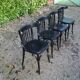 Set of 4 chairs Bistro Thonet wooden