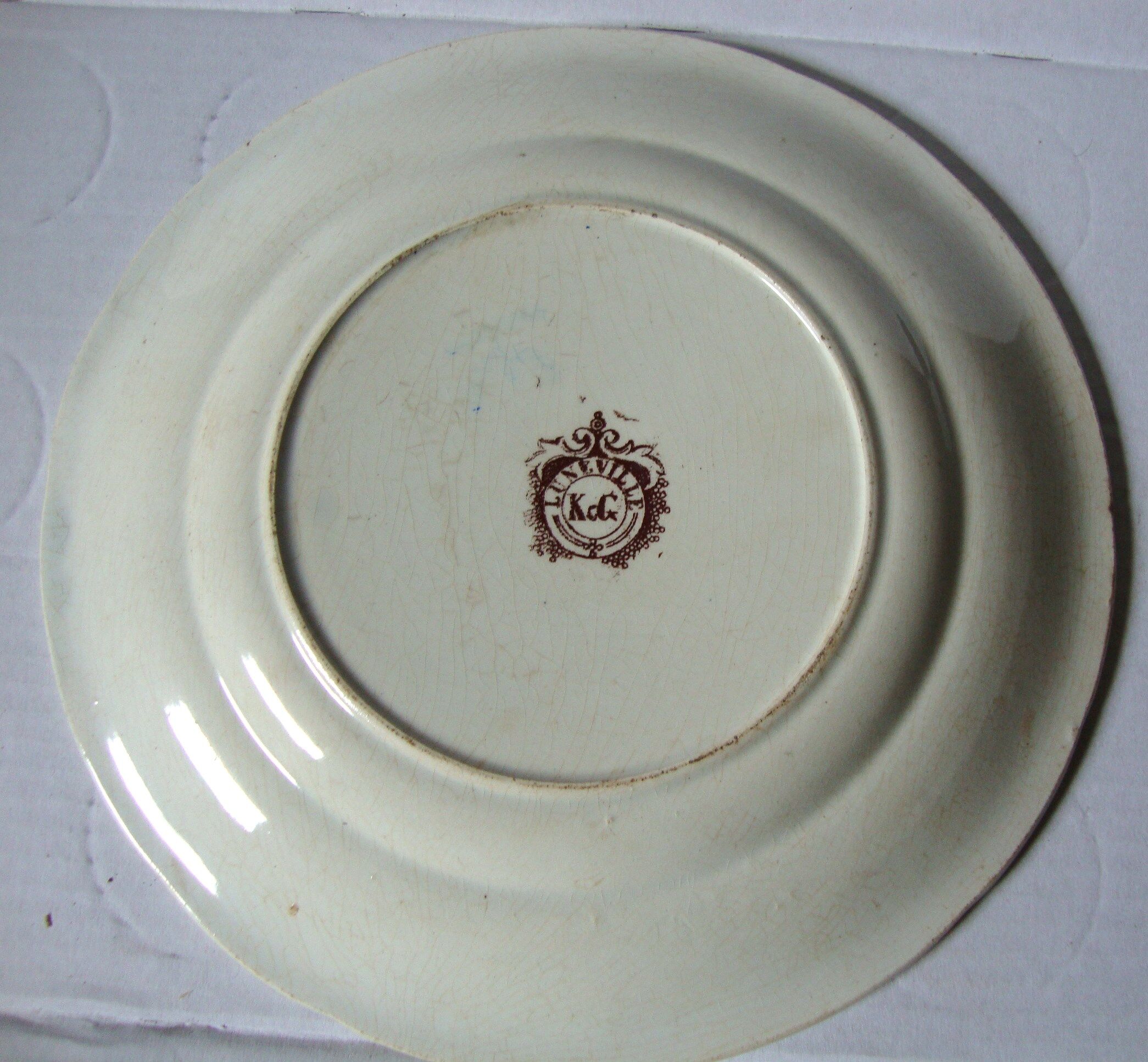 Keller and Guerin dessert plate "School of Fine Arts"