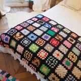 1970's crochet blanket - handmade