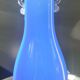 Italian blown glass art vase
