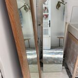 Beveled mirror 136x37cm