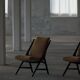 Paire de fauteuils des années 50-60 en bouclé, design suédois milieu du siècle