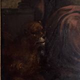 17th century oil on copper depicting Saint Jerome