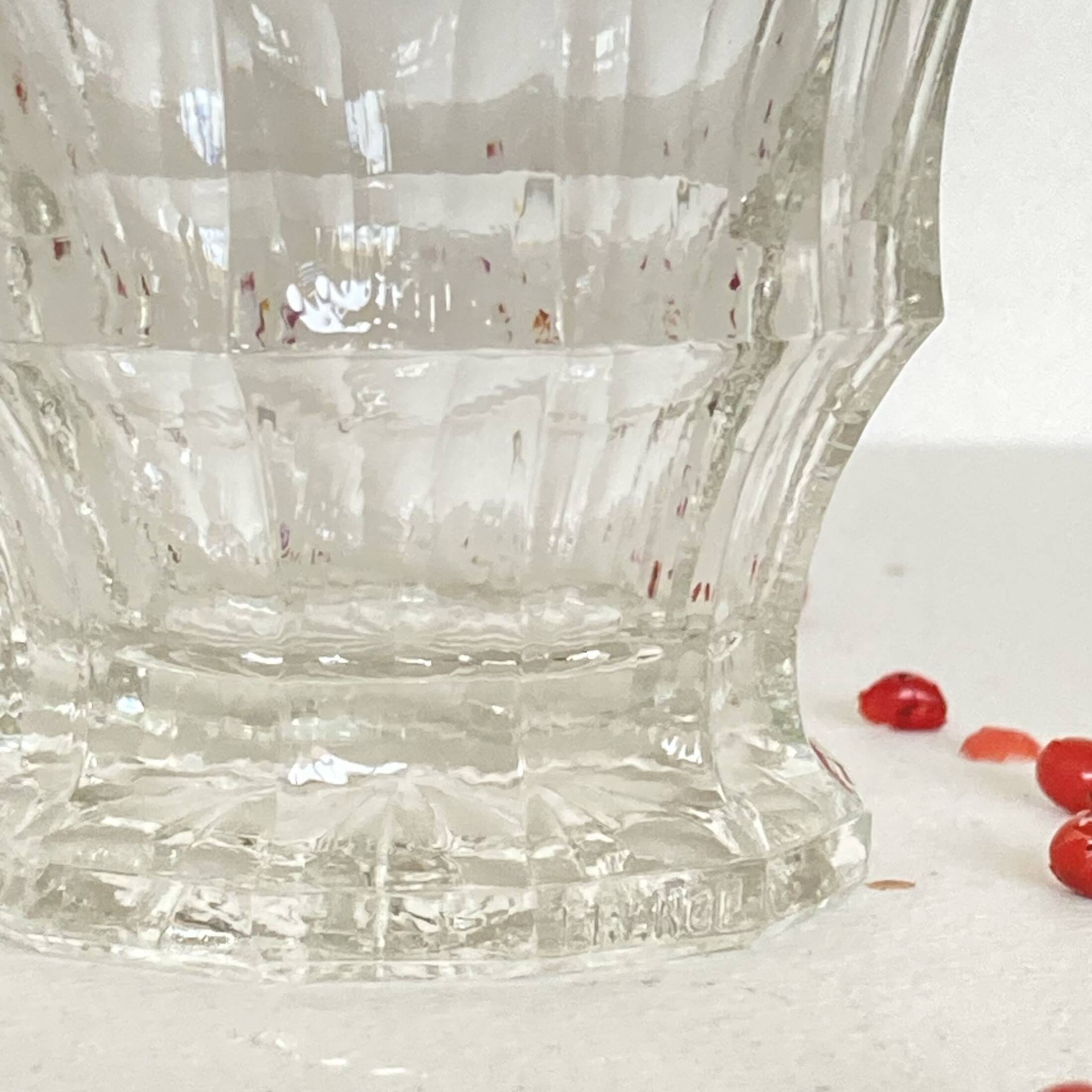 Set of 6 old bistro glasses, tableware