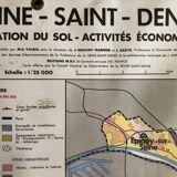 Pedagogical map 1972 Seine Saint Denis 93