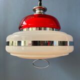 Massive suspension lamp of the space age