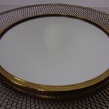 Vintage French Brass Mirror, 1960s