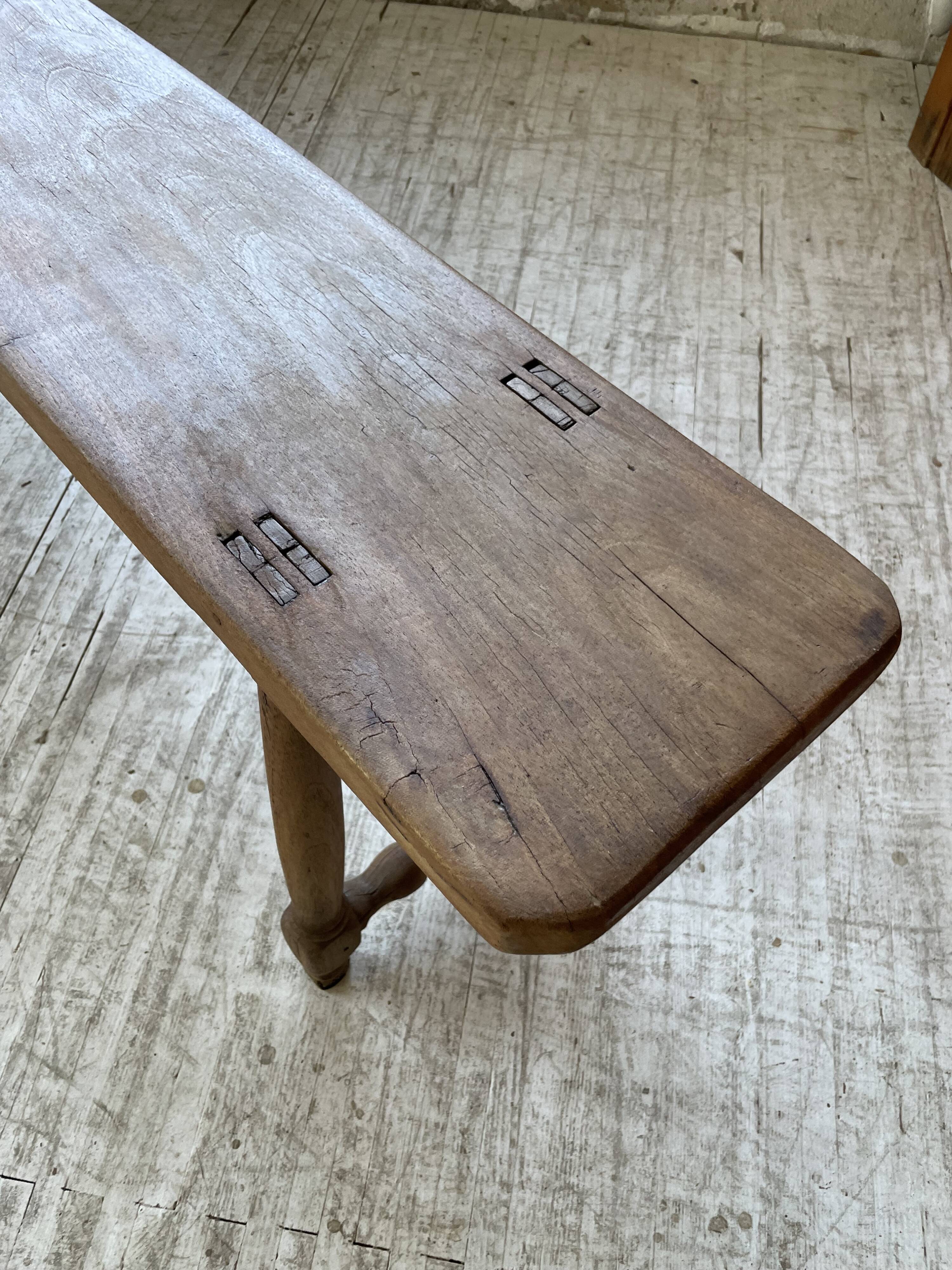 Banc chêne XXL XIXème 280cm