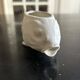 fish pocket ashtray in biscuit Heubach & co