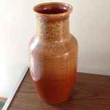 St Clement ceramic brown vase vintage 60-70s